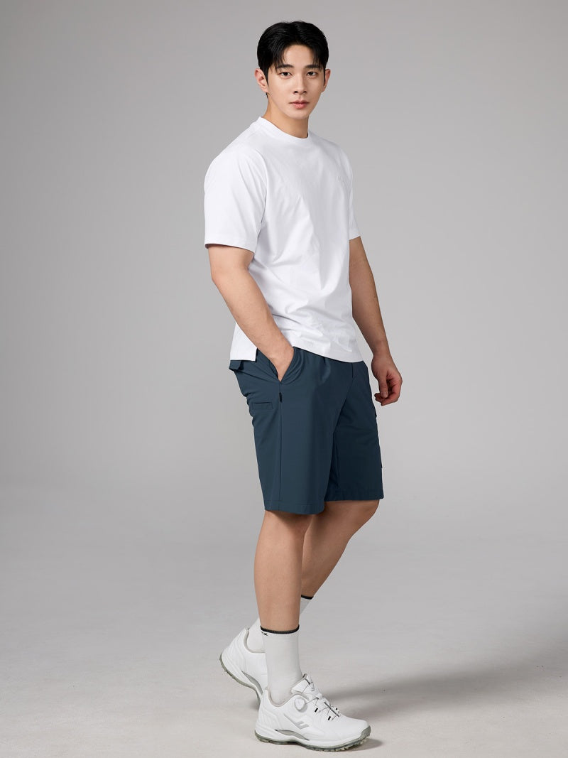 シアサッカー ユーティリティ メンズ ショートパンツ