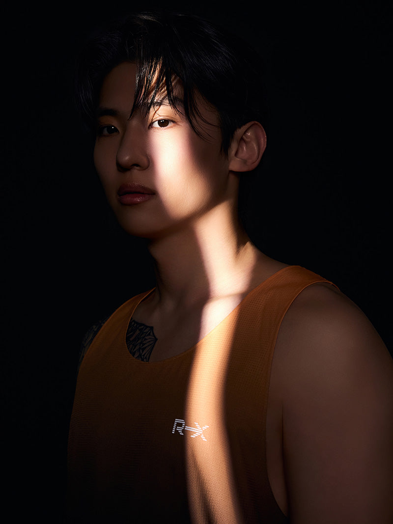 RX メンズ グラデーション エアフィット ノースリーブ