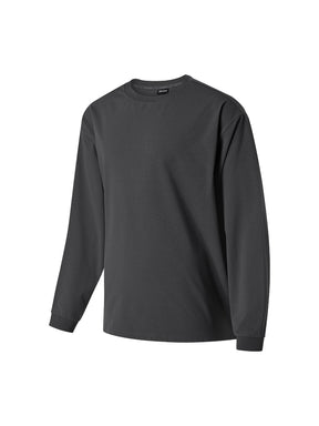 メンズ ピーチ起毛 デイリー エコティブ 長袖 - ルーズフィット