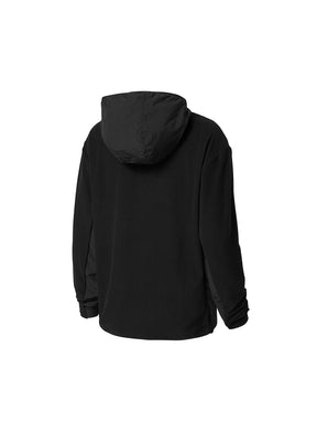 RX メンズ ウーブンミックス グリッドフリース ジップアップ