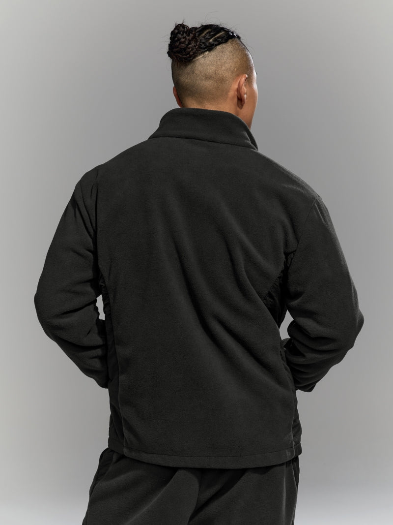メンズ コンフォートフリース ハイネック ジップアップ (単品)