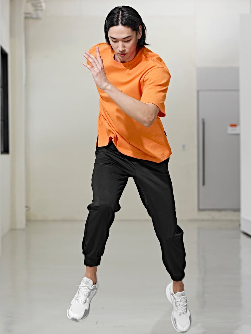 XEXYMENS XMMTP10J1 オーバルワッペン ジャージー ジョガーパンツ (単品)
