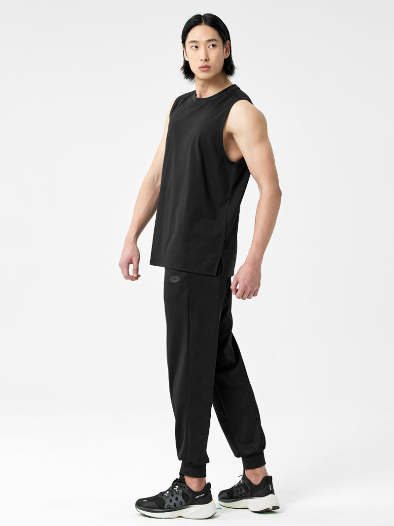XEXYMENS XMMTP10J1 オーバルワッペン ジャージー ジョガーパンツ (単品)