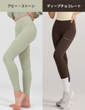 【おすすめセット】パッド付き モックネック 長袖 & BLACK LABEL シグネチャー360N 裏起毛レギンス