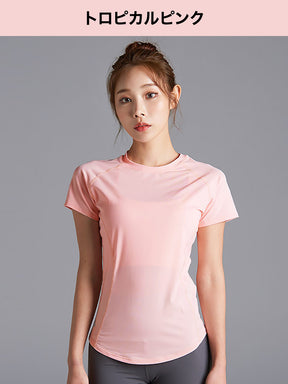【夏まとめ買い】ICE FEATHER 半袖 スリムフィット