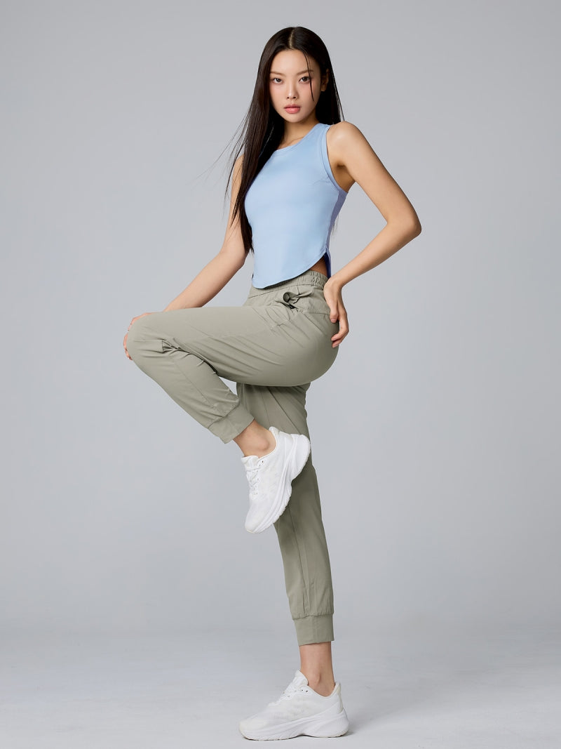 XT4354G XELLA LIGHT ラウンドヘム ノースリーブ