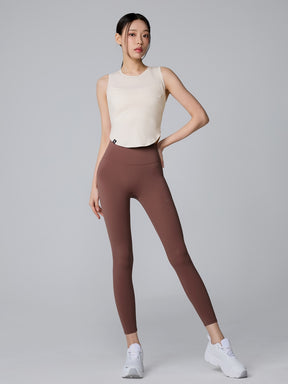 XT4354G XELLA LIGHT ラウンドヘム ノースリーブ