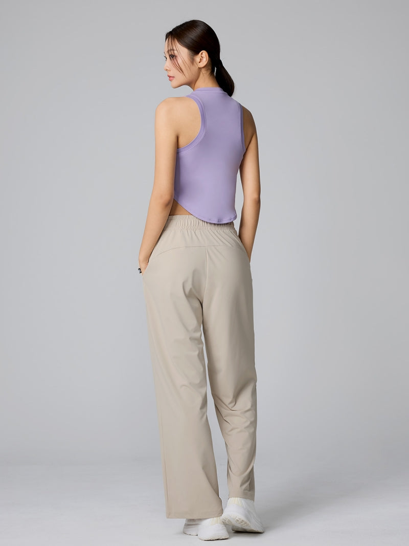 XT4354G XELLA LIGHT ラウンドヘム ノースリーブ