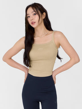 XTFBR01H2 リブ ストレッチ パッド付き キャミソール