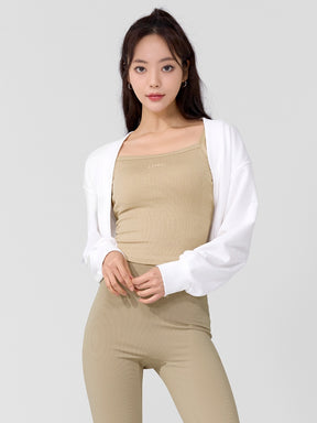 XTFBR01H2 リブ ストレッチ パッド付き キャミソール