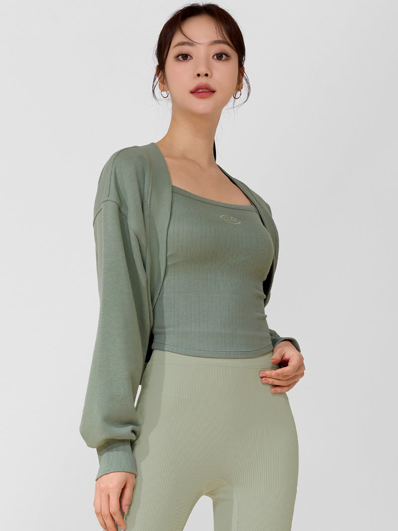 XTFBR01H2 リブ ストレッチ パッド付き キャミソール