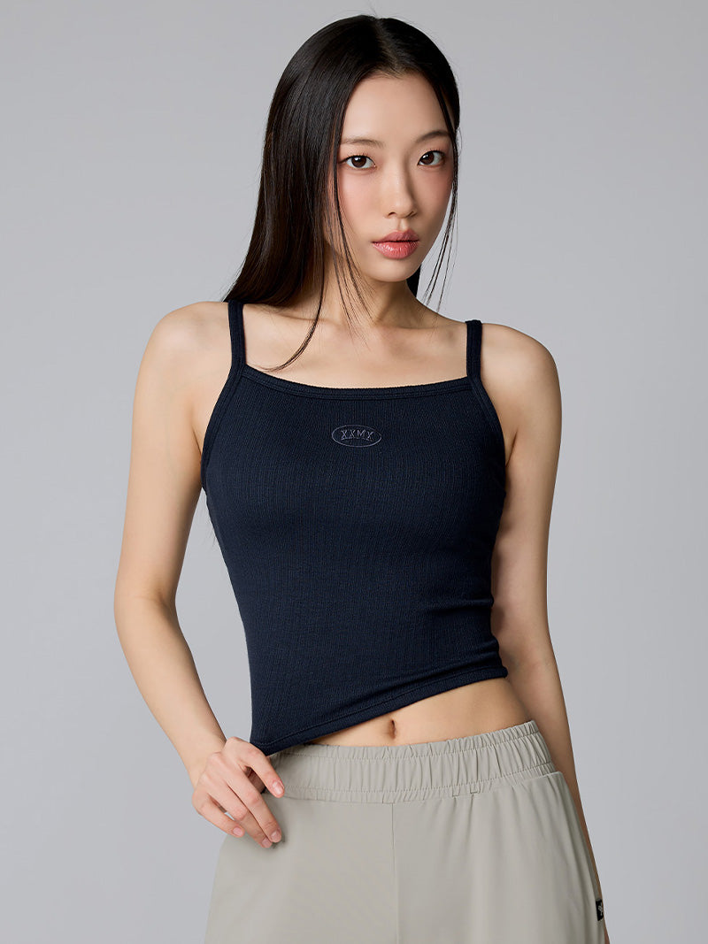 XTFBR01H2 リブ ストレッチ パッド付き キャミソール