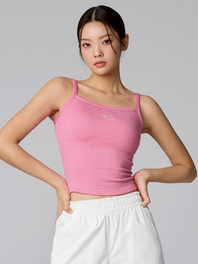 XTFBR01H2 リブ ストレッチ パッド付き キャミソール