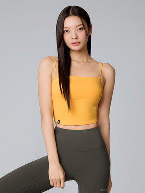 XTFBR01J2 細ストラップ クロップド丈 シルキーブラトップ