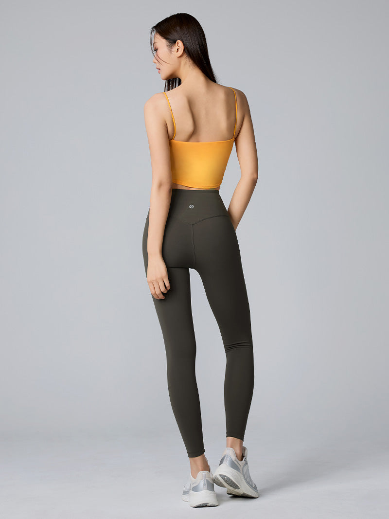 XTFBR01J2 細ストラップ クロップド丈 シルキーブラトップ