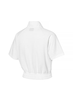 XTFGJ02J2 ワッフル地 ジップアップ 半袖 (単品)