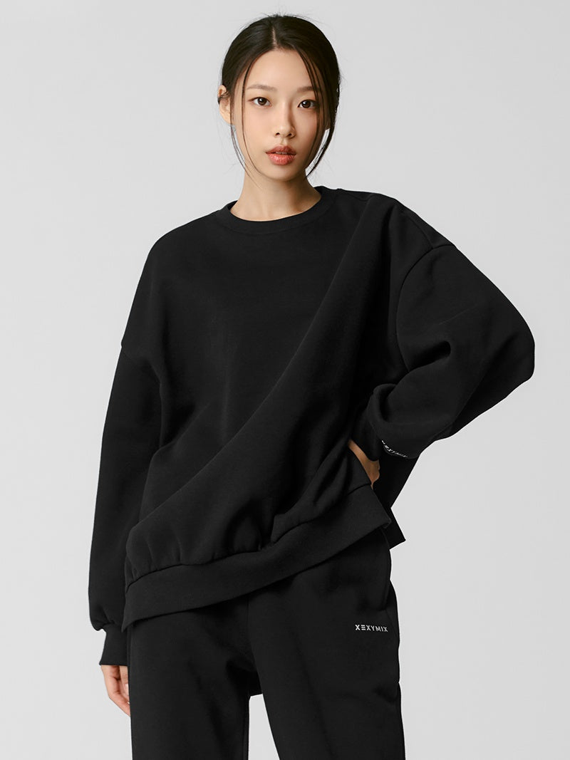 XTFMT01J3 裏起毛 ウォームソフト サイドスリット トレーナー (単品)