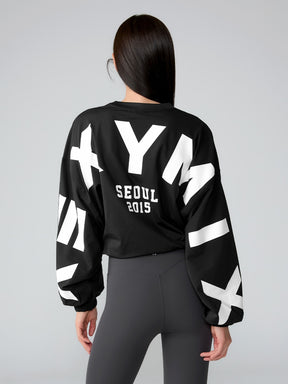 XTFMT50J3 ロゴ入り ルーズフィット スウェット