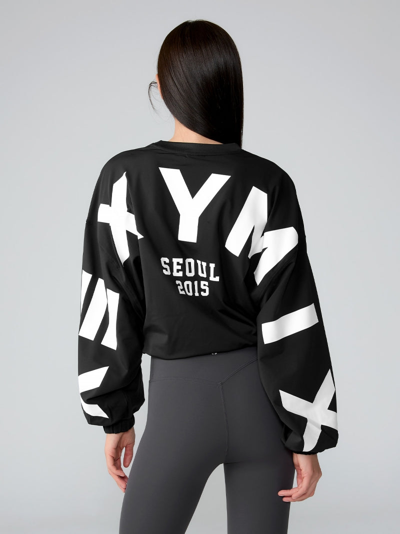 XTFMT50J3 ロゴ入り ルーズフィット スウェット