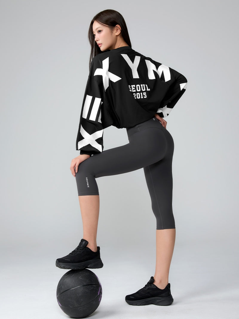 XTFMT50J3 ロゴ入り ルーズフィット スウェット