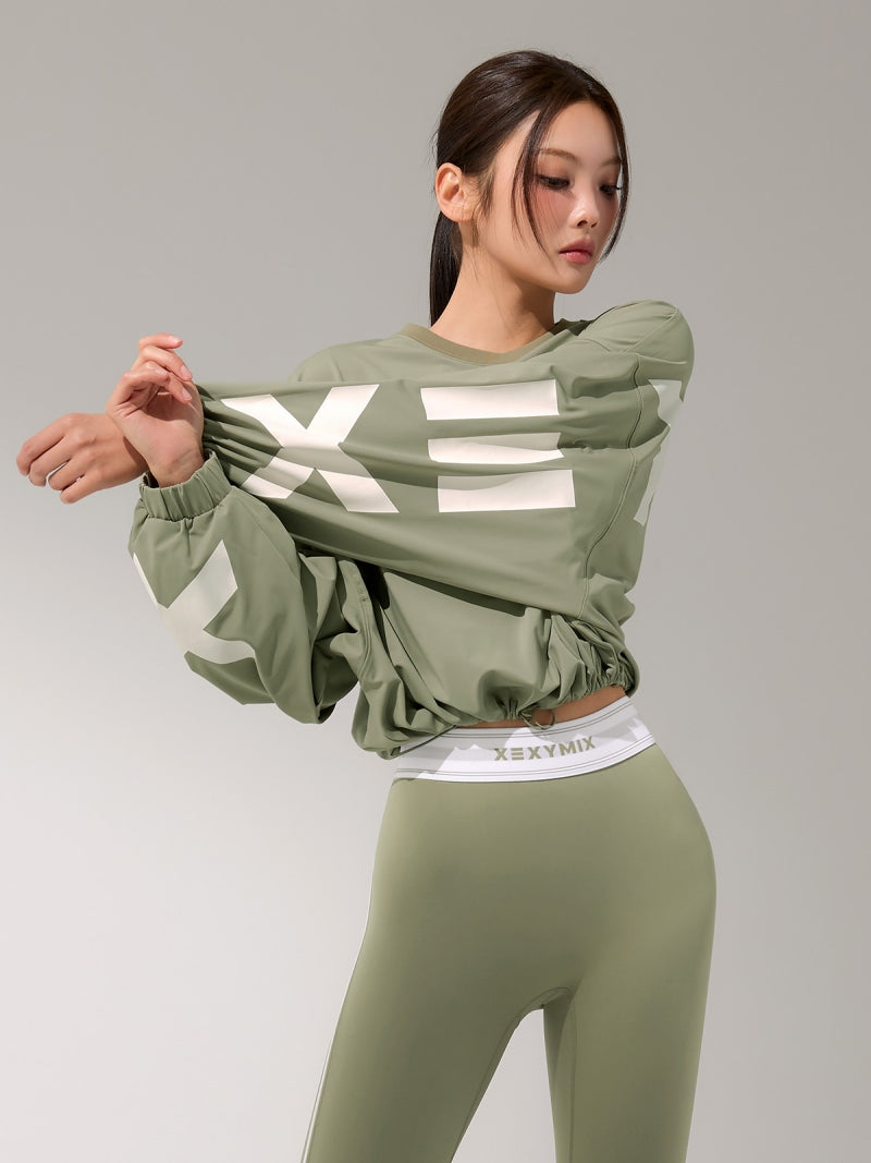 XTFMT50J3 ロゴ入り ルーズフィット スウェット