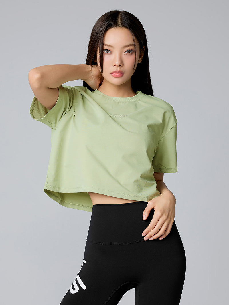 XTFST06J2 エコデックス クロップド丈 半袖