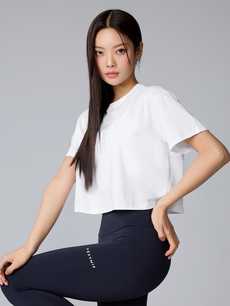 XTFST06J2 エコデックス クロップド丈 半袖