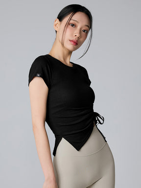 XTFST10J3 ソフトリブ サイドリボン付き 2WAY 半袖