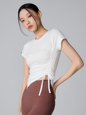 XTFST10J3 ソフトリブ サイドリボン付き 2WAY 半袖