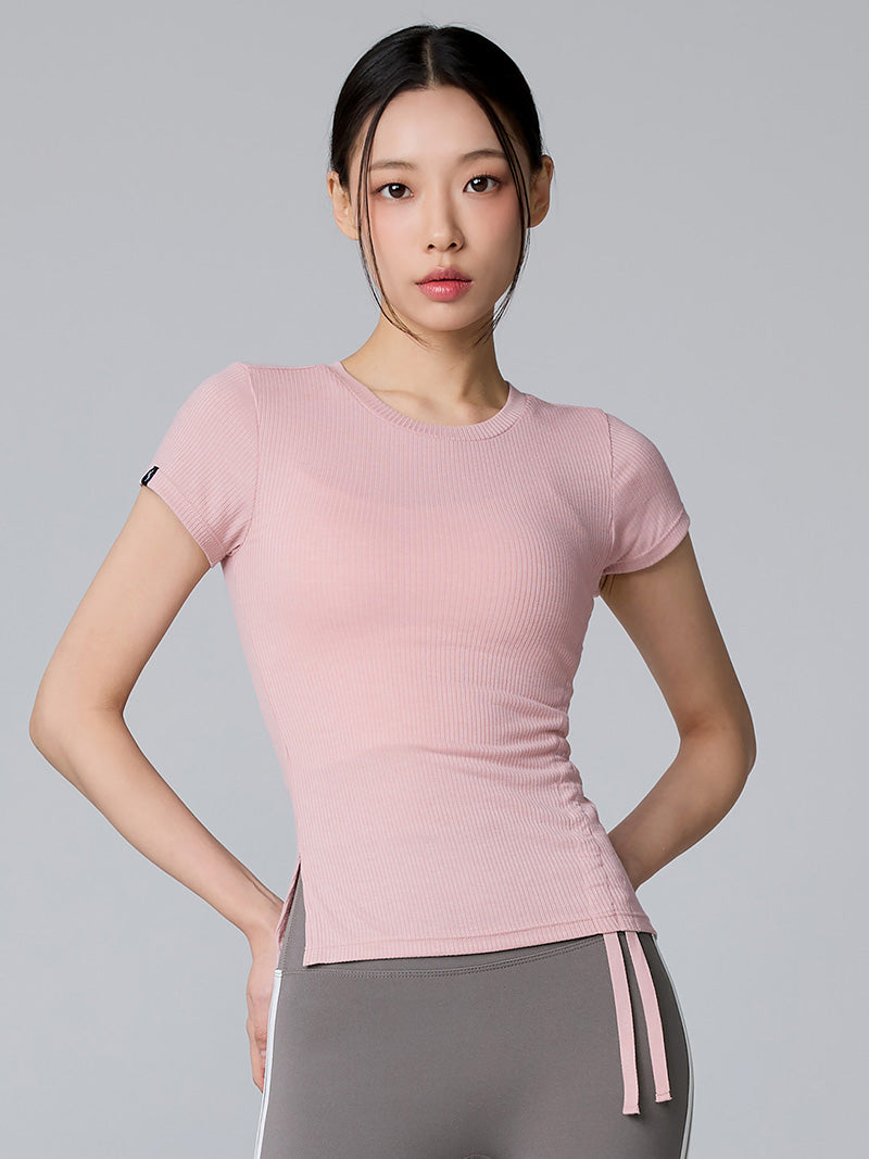 XTFST10J3 ソフトリブ サイドリボン付き 2WAY 半袖