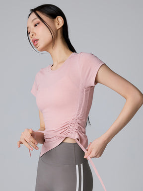 XTFST10J3 ソフトリブ サイドリボン付き 2WAY 半袖