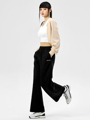 【NEW COLOR】XTFTP11J3 裏起毛 コットン混 ワイドパンツ (単品)