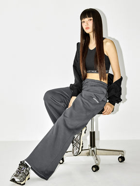 【NEW COLOR】XTFTP11J3 裏起毛 コットン混 ワイドパンツ (単品)