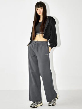 【NEW COLOR】XTFTP11J3 裏起毛 コットン混 ワイドパンツ (単品)