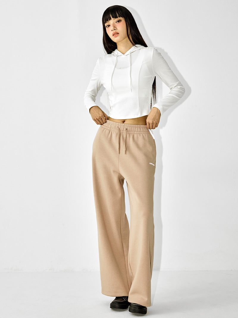 【NEW COLOR】XTFTP11J3 裏起毛 コットン混 ワイドパンツ (単品)