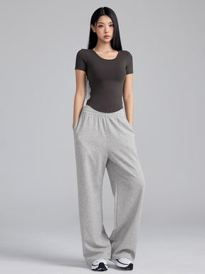 コットン混 ワイドパンツ (単品)