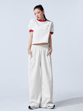 コットン混 ワイドパンツ (単品)