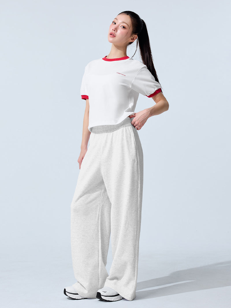 コットン混 ワイドパンツ (単品)