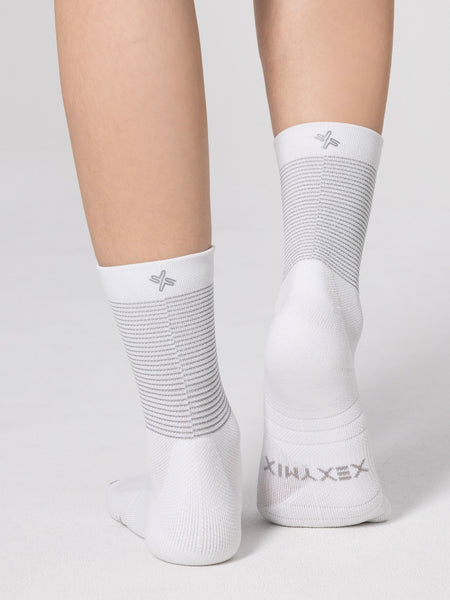 RX リラクション リフレクター ライン入り クルーソックス