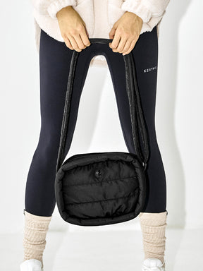 中綿入り キルティング クロスバッグ