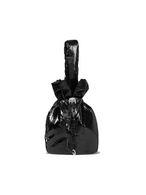 グロッシー 中綿入り バケットバッグ