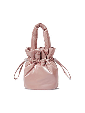 グロッシー 中綿入り バケットバッグ