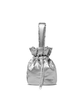 グロッシー 中綿入り バケットバッグ