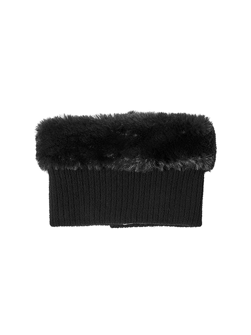 ファー&ニットミックス ネックウォーマー