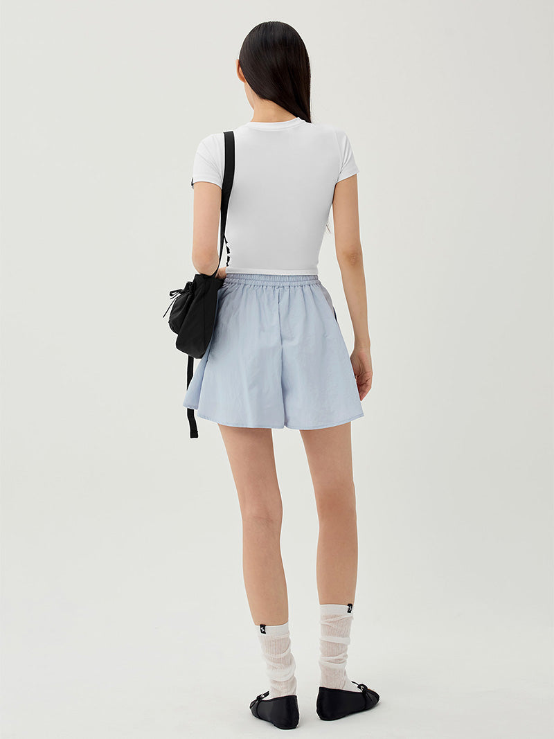 リボン シャーリング クロスバック