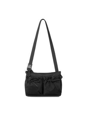 リボン シャーリング クロスバック