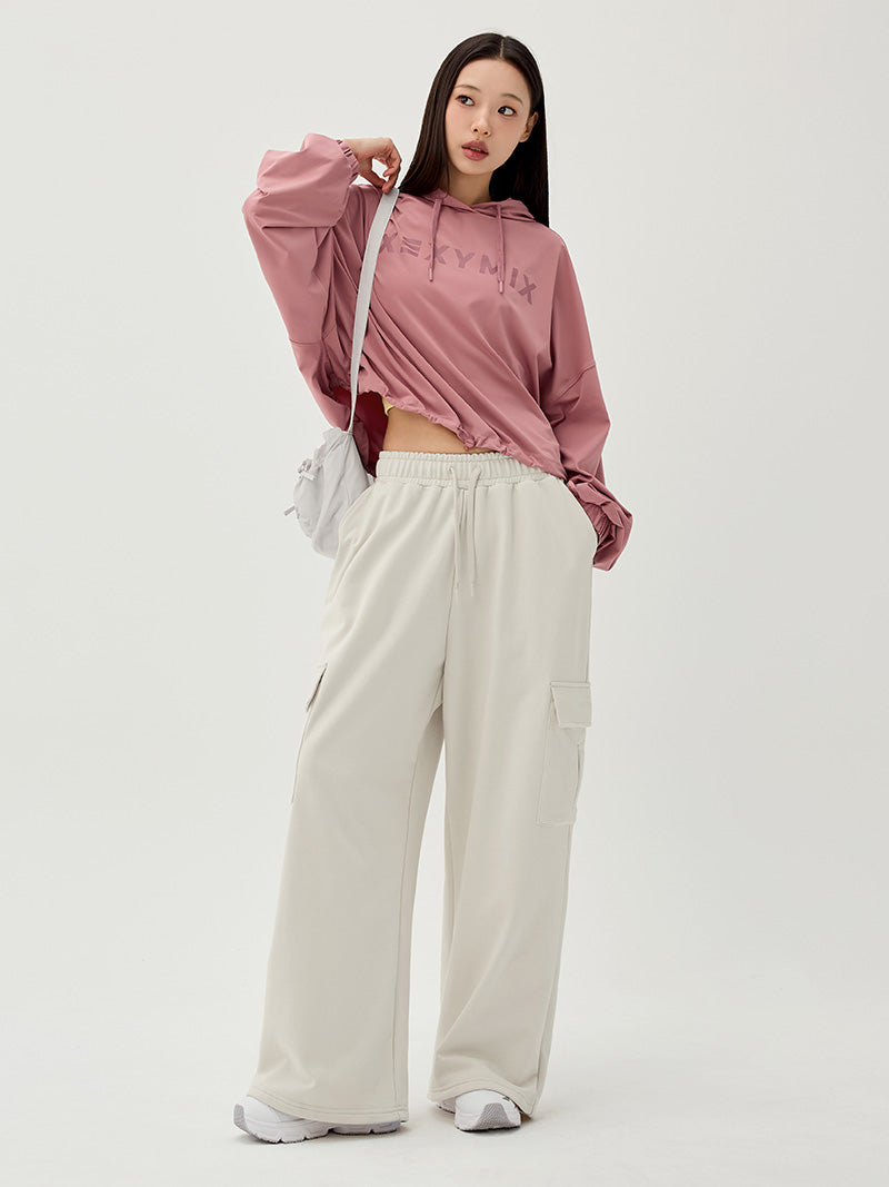 リボン シャーリング クロスバック