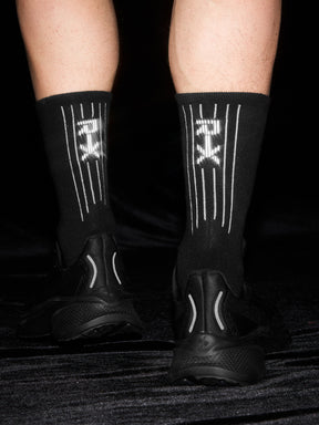 RX リフレクティブ クッション クルーソックス