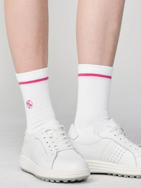 フィールド ダブルライン クルーソックス