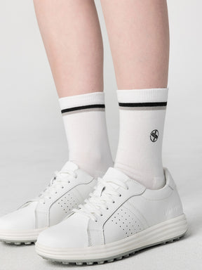 フィールド ダブルライン クルーソックス